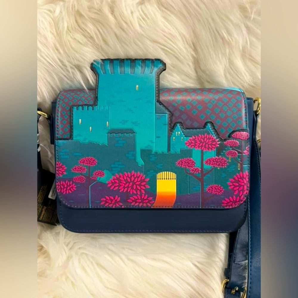 Loungefly Disney Pixar Brave Princess Merida Castle Crossbody Shoulder B… - Picture 11 of 14